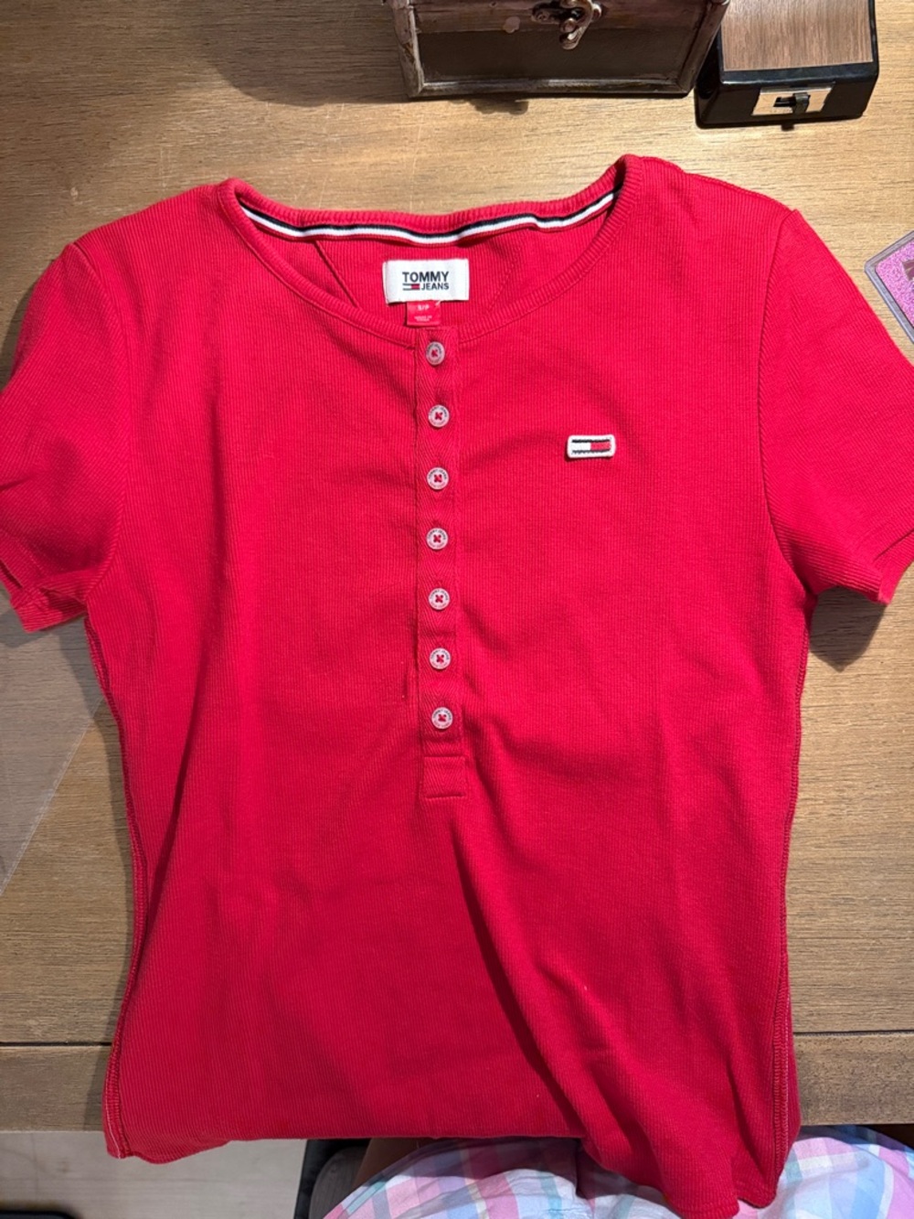Like New Tommy Hilfiger Henley Tee Bodysuit